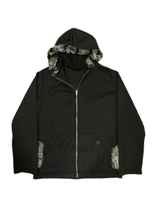 Honeycomb Black Fleece Jacket (XL)