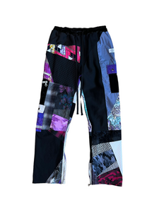 1 of 1 EVERYTHING PATCHWORK PANTS ( M/L 32-36” waist )