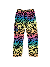 Load image into Gallery viewer, Straight Leg Baggy RAINBOW LEOPARD Pants