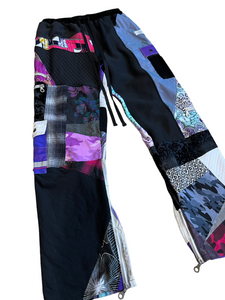 1 of 1 EVERYTHING PATCHWORK PANTS ( M/L 32-36” waist )