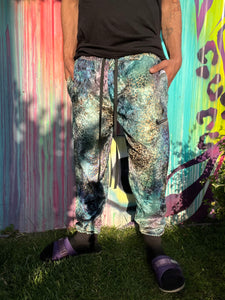 Limited Edition - PSYCHEDELIC LEOPARD VELVET JOGGERS
