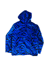 Load image into Gallery viewer, Limited Edition Reversible BLUE TIGER N WHITE VELVET JACKET