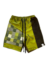 Load image into Gallery viewer, 1 of 1 SACRED GREEN NYLON PATCHWORK SHORTS ( Medium )