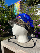 Load image into Gallery viewer, BLK N BLU PAISLEY PATCHWORK BUCKET HAT