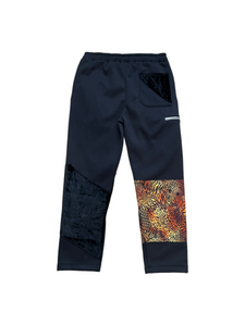 Ready to ship EXOTICS PATCHWORK PANTS ( LARGE )