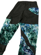 Load image into Gallery viewer, BLUE DREAM BURNOUT VELVET STACK PANTS ( Womens Size )