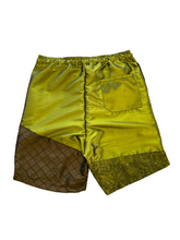 Load image into Gallery viewer, SACRED GREENS PATCHWORK SHORTS V2 ( Medium )