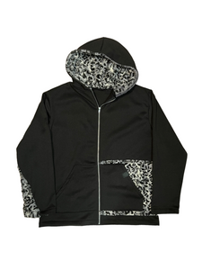 Snow Leopard Zip up Jacket ( LARGE )