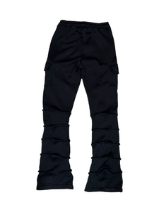 Black Fleece Stacked Pants (Womens sizes)