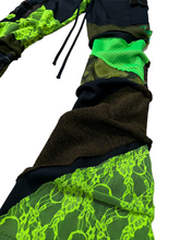 Load image into Gallery viewer, 1 of 1 JUNGLE SLIME PATCHWORK PANTS - Womens Small