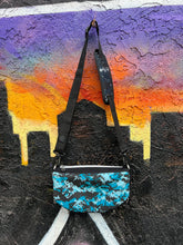 Load image into Gallery viewer, Blue Digi Camo Shoulder Bag
