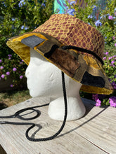 Load image into Gallery viewer, V1 - GOLD PATCHWORK BUCKET HAT