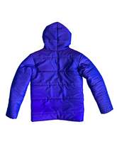 Load image into Gallery viewer, PURPLE SHIMMY NYLON PUFF JACKET ( All sizes )