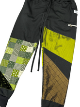Load image into Gallery viewer, 1 of 1 SACRED GREEN PATCHWORK PANTS ( Medium elastic waist)